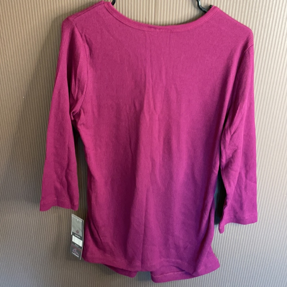 Maternity top Oh baby by motherhood purple shirt size large - Picture 4 of 4